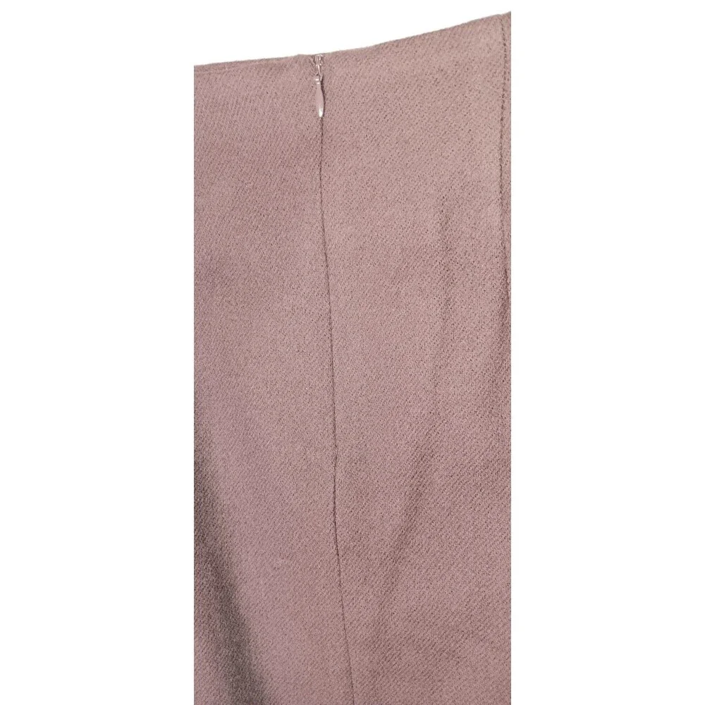 VTG JG Hook 100% Wool Pencil Skirt 8P Chocolate Brown Old Money Preppy Academia